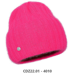 Czapka damska - RABIONEK CDZ22.01 RÓŻOWA