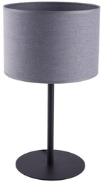 Lampa stołowa nowoczesna z abażurem ALICE szary 9090