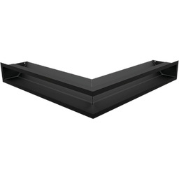 Kratka Wentylacyjna Kominkowa Luft Narożny 56X56X9 Czarna Slim