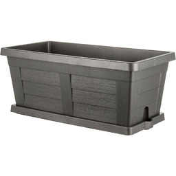 Bama Wielkogabarytowa skrzynka ogrodowa Legno antracyt, 80 x