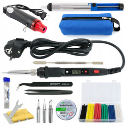 Mocna Lutownica Kolbowa S801A 80W Opalarka 300W Etui