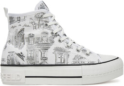 Trampki KARL LAGERFELD KL60455 Biały