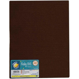 Craft Planet Filc, ciemnobrązowy, 24 arkusze