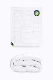 Kołdra antyalergiczna 135x200 Tencel ciepła 1350g biała AMZ