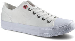 Cross Jeans Białe Trampki Damskie Stylowe Buty