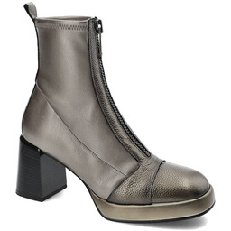 Szare Botki Hispanitas Eleganckie Obuwie Damskie
