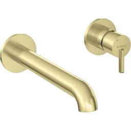 DEANTE Bateria umywalkowa podtynkowa SILIA złoto szczotkowane BQS_R54L