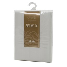 Eurofirany Obrus serweta 85x85 Lucy biały z delikatną