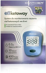 Paski ketonowe eb-Ketoway do pomiaru ciał ketonowych dieta