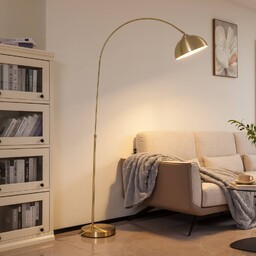 Lampa łukowa - lampa stojąca Lennart Lindby, mosiężny