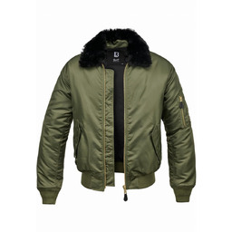Kurtka Flyers Ma2 Jacket Fur Collar Olive-Xxl