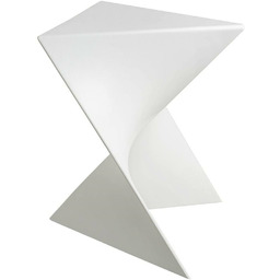 King Home Designerski stolik Zik PC-053.WHITE geometryczny biały