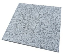 Płytka granitowa szara płomieniowana G602 60x60x1,5 cm