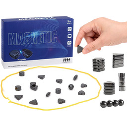 MAGNETYCZNA Gra Edukacyjna KAMIENIE MAGNETYCZNE 20 Kamieni KSZTAŁTY
