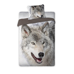Faro Pościel bawełniana 140x200 Wilk 8835