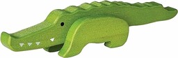 EverEarth Bambusowy Krokodyl EE33541 Safari Drewniana figurka zwierzęcia