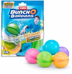 Oryginalne balony na wodę wielokrotnego użytku, 6 sztuk