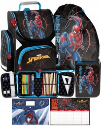 5w1 TORNISTER SZKOLNY DLA CHŁOPAKA SPIDERMAN PIÓRNIK WOREK