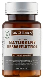 SINGULARIS Naturalny Resweratrol, 60 kapsułek KRÓTKA DATA 31.05.2025