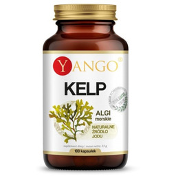 Yango Kelp Naturalne Źródła Jodu Suplement diety, 100