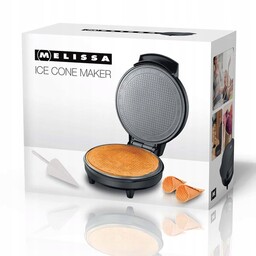 Waflownica Gofrownica Do Różków Lodowych Rurek 700W Czarna