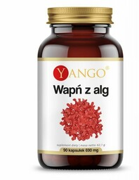YANGO Wapń z Alg Czerwonych (90 kaps.)