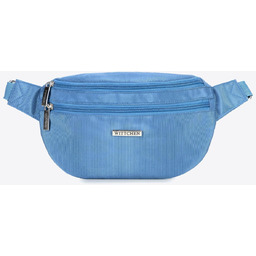 Nerka z poliestru z odpinanym paskiem niebieska