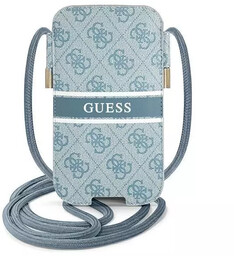 Guess Torebka GUPHL4GDBL 6,7" niebieski/blue hardcase 4G Stripe