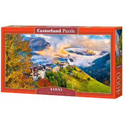 Puzzle 4000 elementów. Colle Santa Lucia, Italy. Castorland