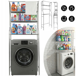 Półka Łazienkowa 3POZIOMOWA Nad Wc Nad Pralkę 68X25X165CM