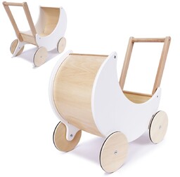Coil Drewniany Wózek Pchacz Dla Lalek