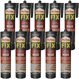 Klej montażowy PATTEX Fix Drewno, 10 szt. -