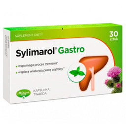 Sylimarol Gastro, 30 kapsułek - naturalny produkt wspomaga