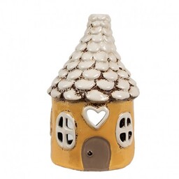 Lampion Domek Na Tealight Ceramiczny B Clayre &