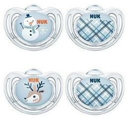 NUK Smoczek silikonowy anatomiczny Freestyle Snow 0-6