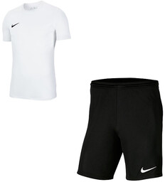 Komplet sportowy męski Nike Park biało-czarny