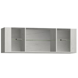 Edinos Półka ścienna witrynka kraft biały D9-H56