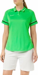 Nike Dri-Fit Academy, Polo Kobieta, Lt Green Spark/Biały/Sosna