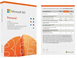 Microsoft 365 Personal Word Excel Outlook pakiet Office