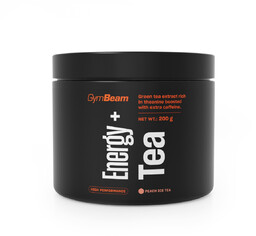 GymBeam Energy + Tea 200 g brzoskwiniowa herbata