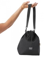 Monbento MB-Lunchbag termiczny z paskiem Fresh Black