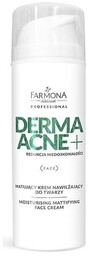 Farmona DERMAACNE+ Matujący krem nawilżający z kwasami AHA