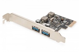 Digitus Kontroler USB 3.0 PCIe, 2x USB 3.0,