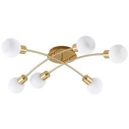 Lindby - Agmar 6 Lampa Sufitowa Brass