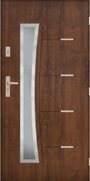 Ciepłe Drzwi Zewnętrzne SATURN 01 80/90 cm Czyste