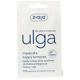 Ziaja Ulga, kojąca maska do twarzy, 7ml