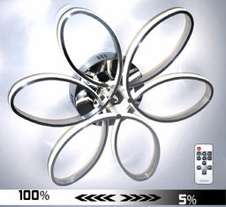 Srebrny plafon LED 80cm 4000K 63Watt - P148