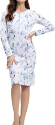 Rozpinana koszula nocna Plus Size LUNA 150 3XL