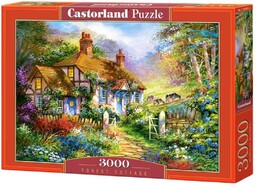 Castorland, puzzle, Forest Cottage, 3000 el.