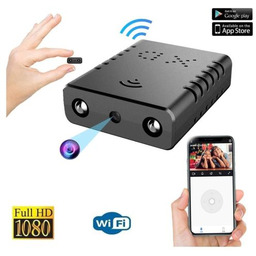 Mała Dyskretna Kamera XD FHD WiFi Szpiegowska, Podgląd